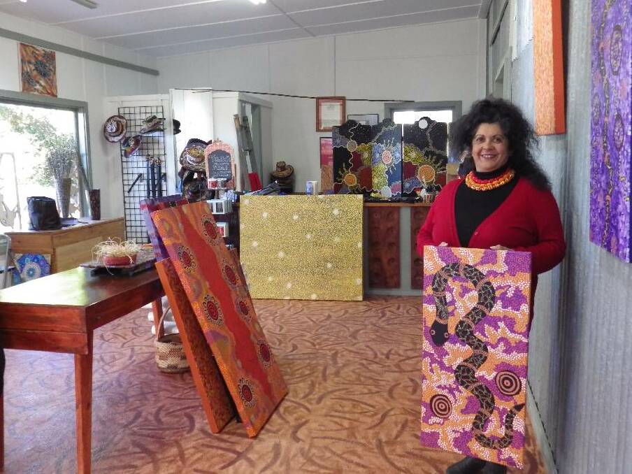 GALLERY OWNER: Merryn Apma is excited about launching her dream business this Saturday.