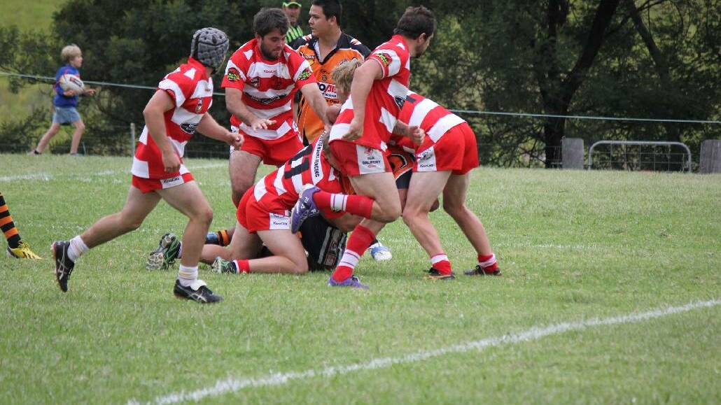 The Narooma Devils Rugby League squad took 20 players to the Bemboka 9's on Sunday (March 16, 2014)