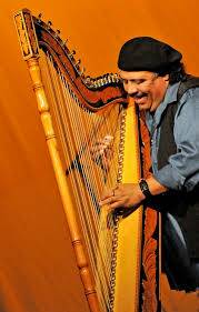 WORLD renowned Paraguayan harpist and violinist Carlos Reyes.