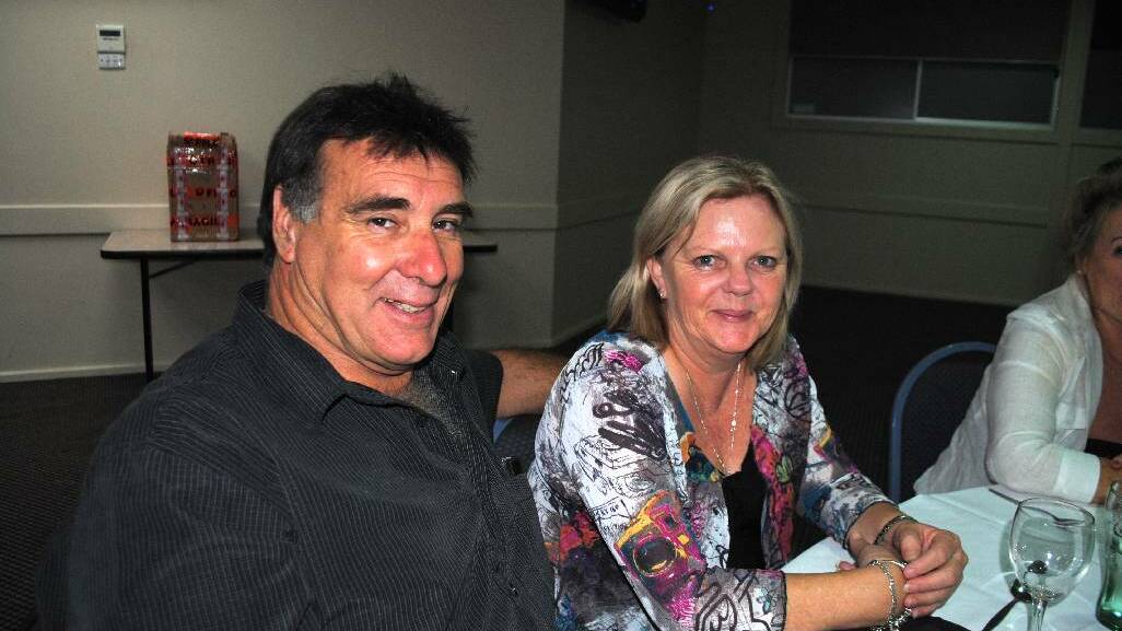 RFS CELEBRATIONS: Phil Jenkins and Gail Carter celebrating with the RFS on Saturday night.
