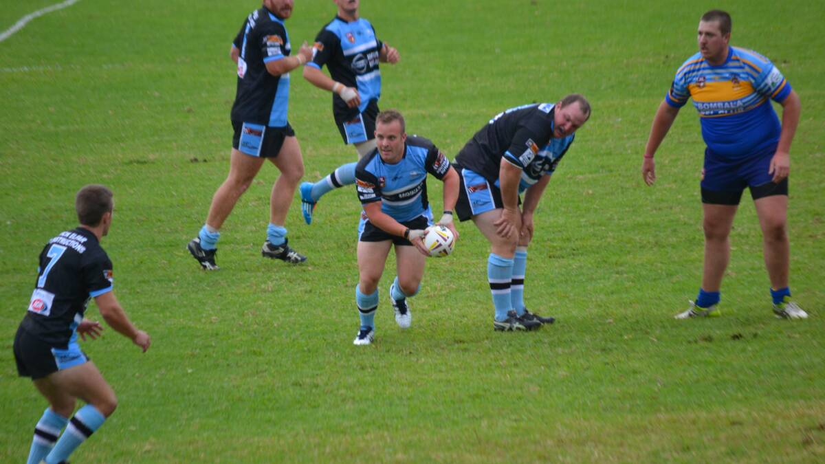 ON THE BALL: Luke Jay continues to impress in his return to the Moruya Sharks. 
