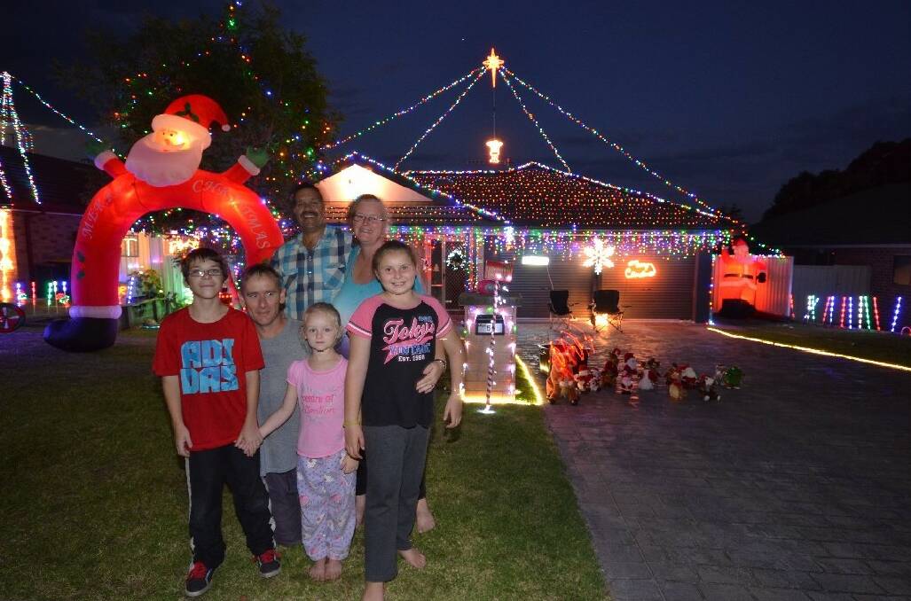 50 Bluegum Way North Nowra. Nathan Edwards with family and friends Sandra and Peter Thulin, Tayia Hollingsworth, Mia Edwards, Riley Humphries.