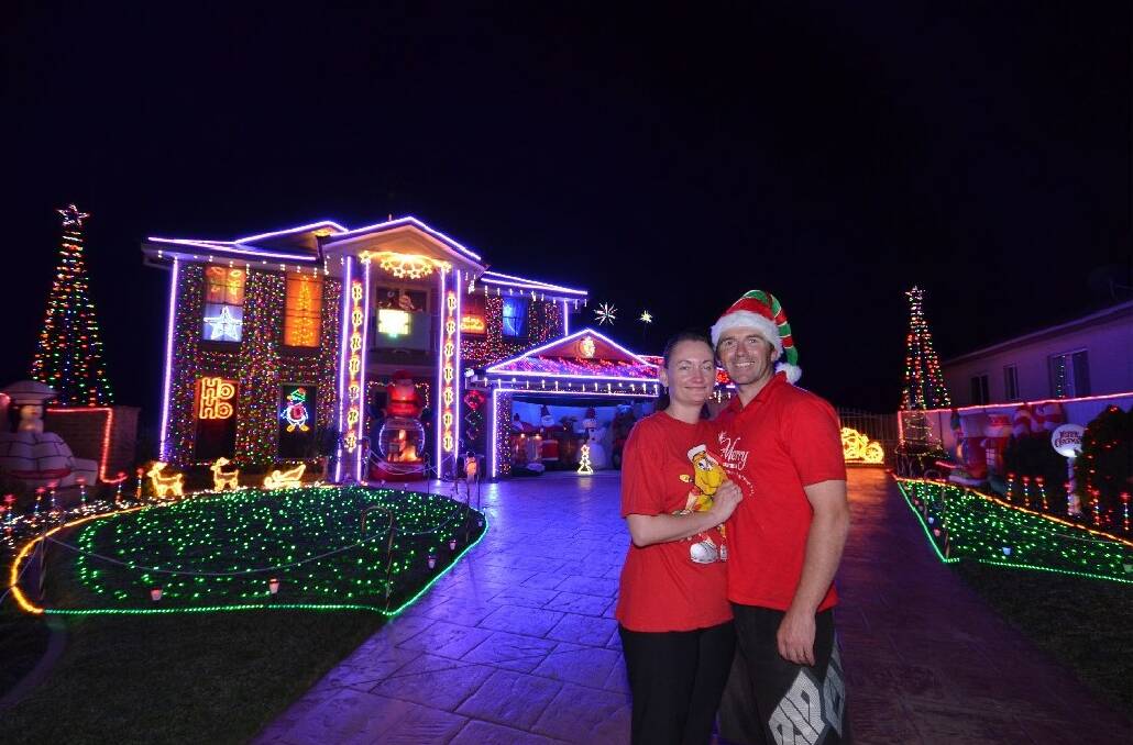 25 Gumnut Way, North Nowra Brenda and Scott Morrison have more than 40,000 lights on their home and have raised $60,000 for Shoalhaven Hospital. 