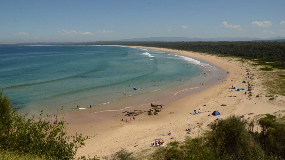 Broulee Beach received a "very good" rating, deemed suitable for swimming “almost all of the time” and had a less than one per cent risk of gastrointestinal illness and less than 0.3 per cent risk of acute fever and rash.