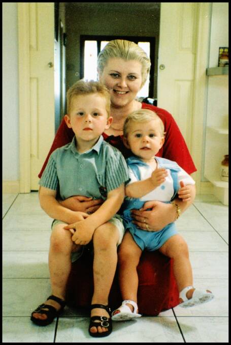 A family portrait of Allison Penrose and her children Jake and Travis, murdered by Sandor Cikos.