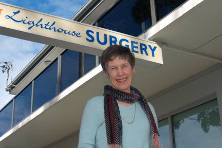 ANOTHER AWARD: Dr. Jenny Wray at her Lighthouse Surgery in Narooma.