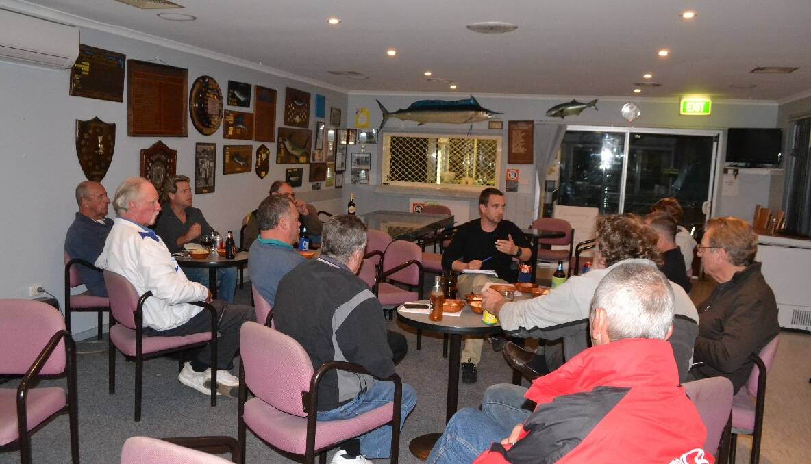 MEETING: The Narooma Sport and Gamefishing Club hosted Wednesday's meeting. 