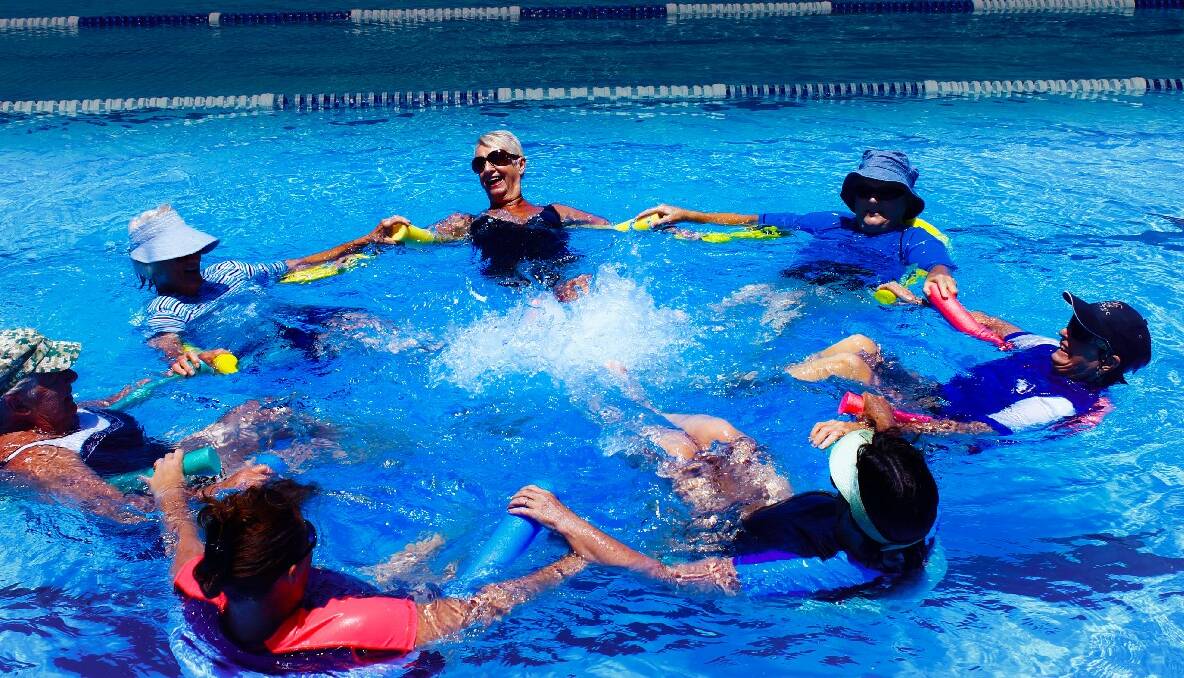 BEAT IT SWIMMING: Stay healthy and stay fit by exercising in the pool with the “Beat It” program. 