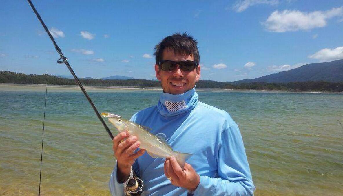 SHALLOW WHITING: Harley Ray from Bermagui with some nice whiting caught in the shallows. 