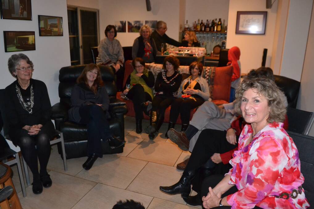 SHOW FANS: CWA baker Nelleke Gorton invited her family and friends to watch Episode 3 on Thursday night. 
