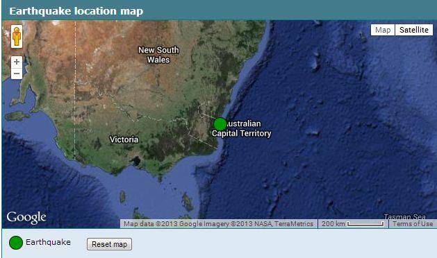 NAROOMA QUAKE: Geosciences Australia pinpointed Thursday morning’s 2.1 earthquake to near Narooma. 