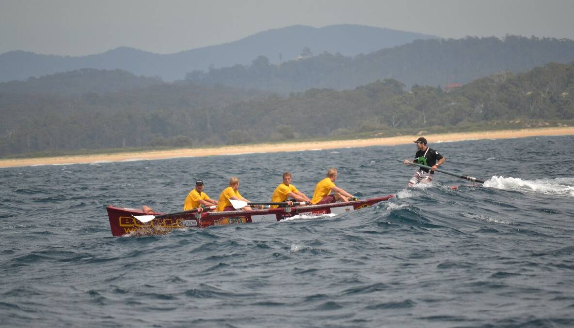 Race leaders Bulli open show their power in today's following seas...