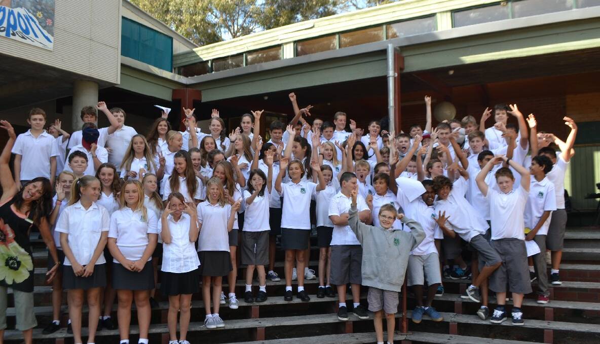 FUN TIMES: Starting high school can be daunting but staff at Narooma High School is doing their best to ease the new students into the routine. 