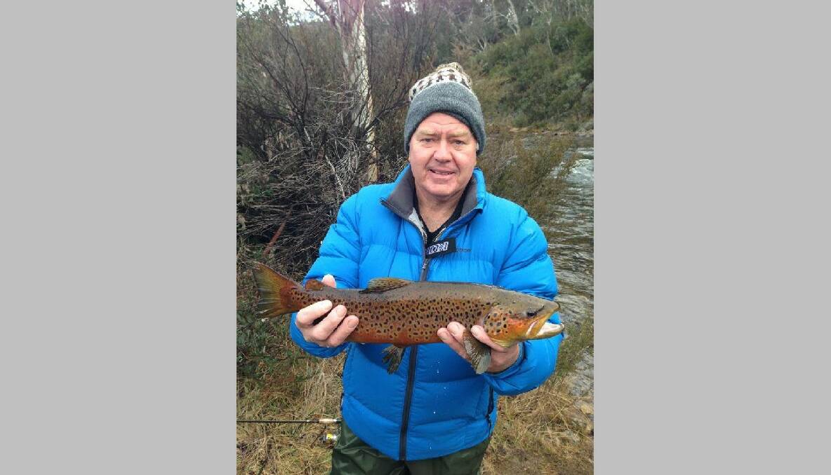 Bermi local Carl with a nice brown caught just before the current closure...