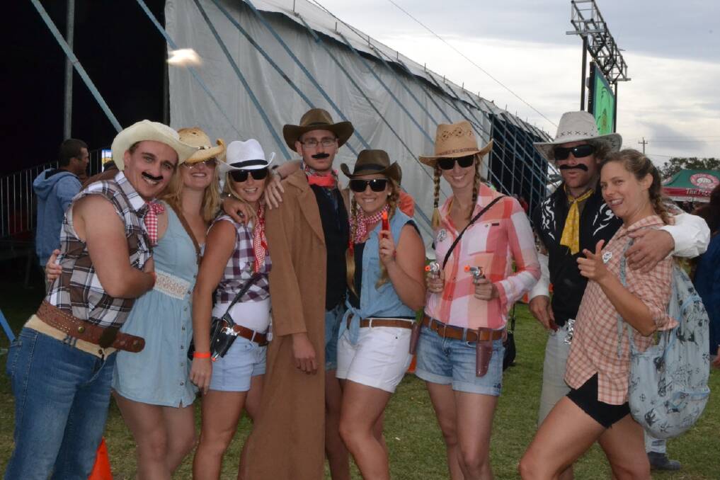 THE MEAT TRAYS: The Meat Trays social and fundraising club came down from Wollongong for the Narooma Blues Festival.