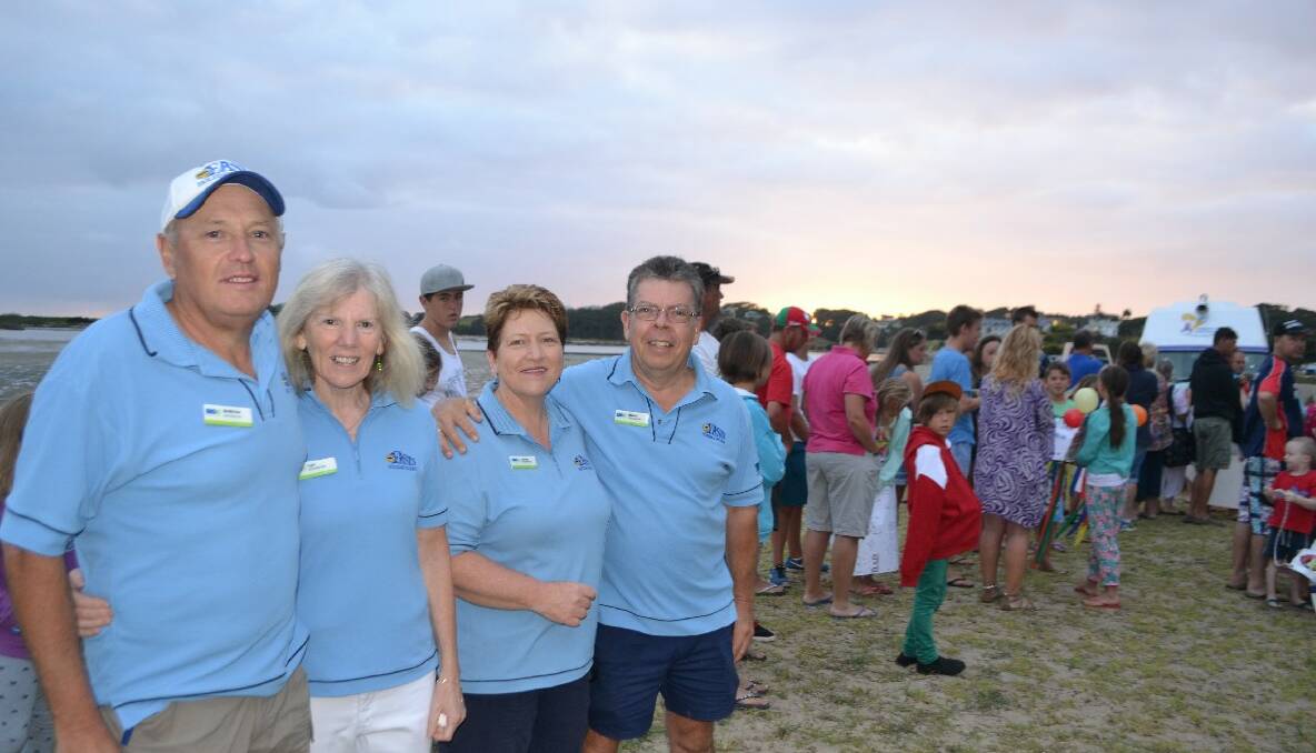 BIG4 CREW: The hosts with most are the Big4 Narooma Easts Holiday Park crew of Andrew and Lyn Field and Jayne and Steve McKinlay. 