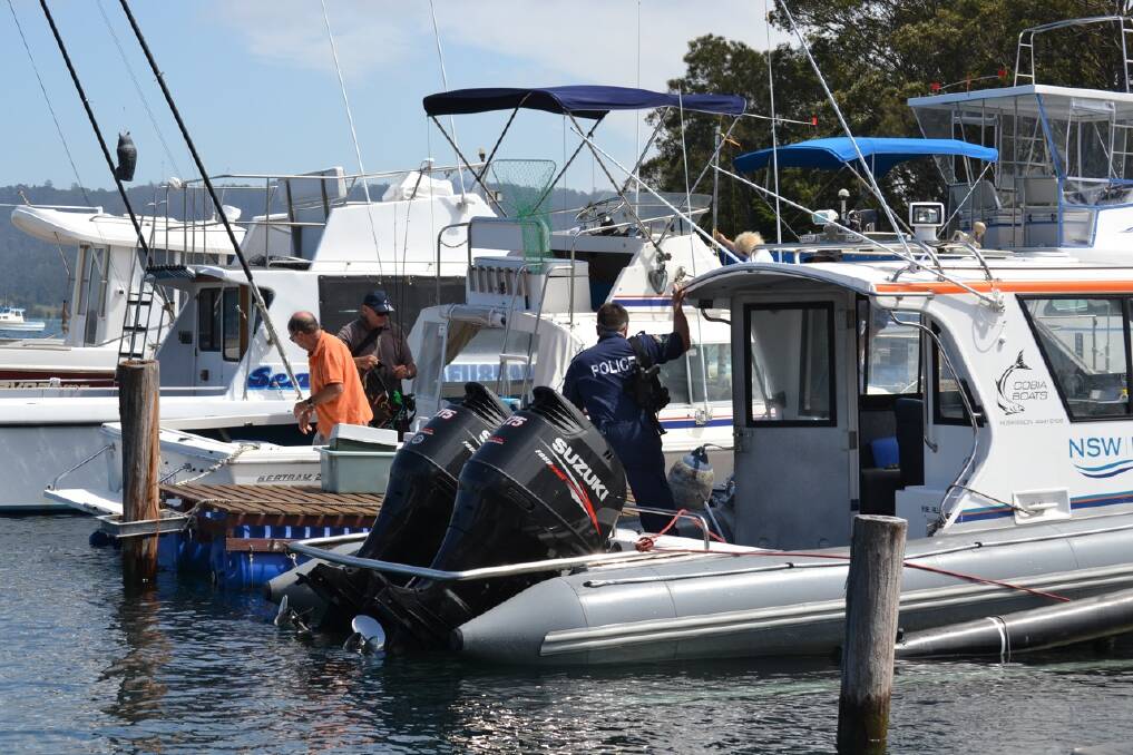 POLICE: Water Police and NSW Maritime checked boats on Sunday morning.
