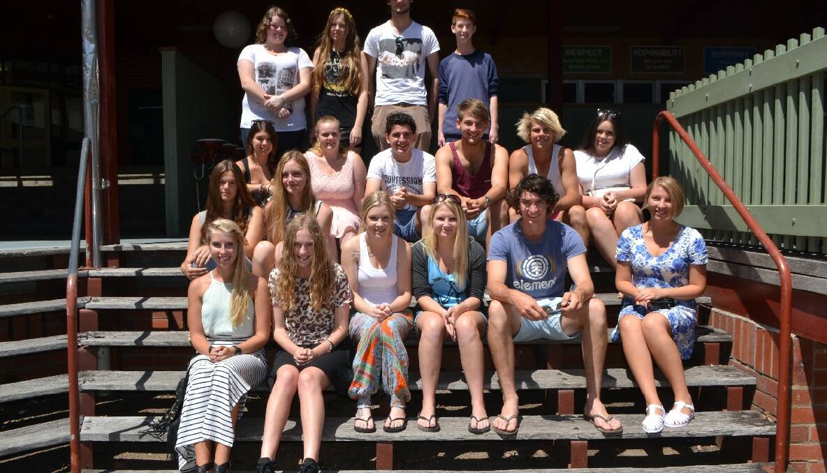 HIGH ACHIEVERS: High achievers attended a morning tea at Narooma High on Friday. 
