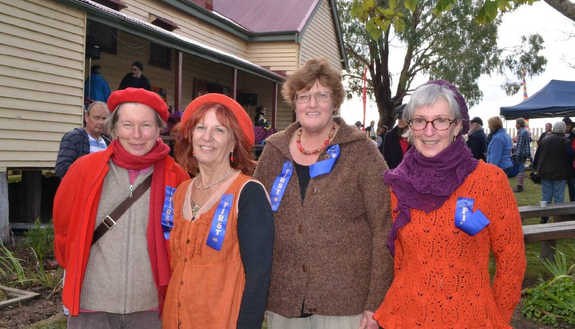 COOKERY WINNERS: The first place winners of the cookery competition at the Quaama Harvest fair were Janet Menefy, Linda McMurray, Barbara Maginnity and Vicki Younger. 