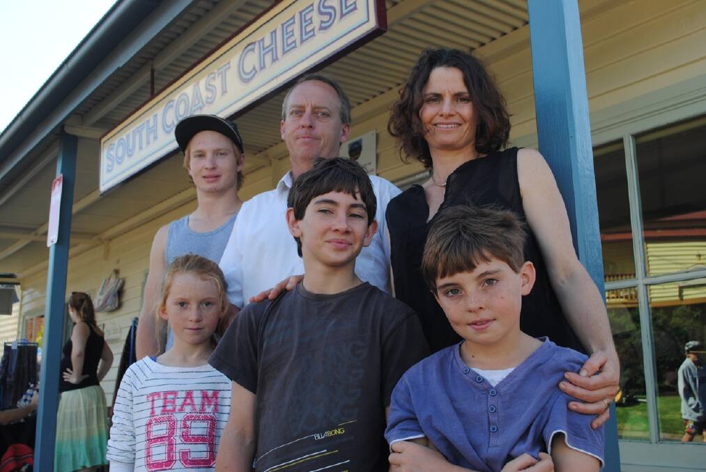 THE DIBDENS: The whole Dibden family, pictured here in front of their café, gets a feature in episode 2.