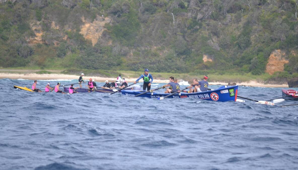 The Moruya team finished fourth in today's leg from Narooma to Bermagui...