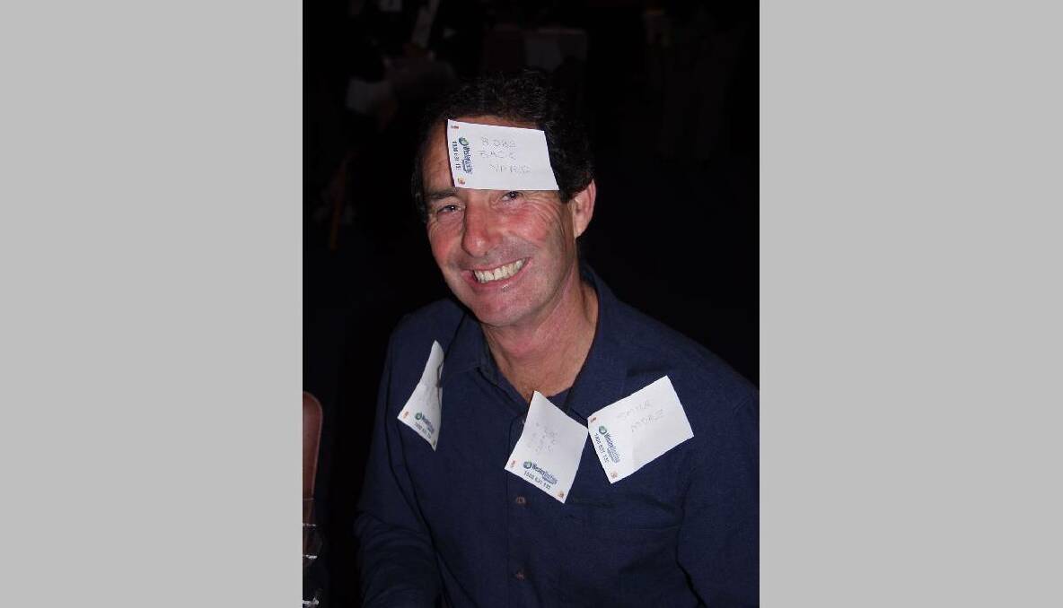 2003 Narooma Business Awards - Barry Dunphy has tickets on himself.