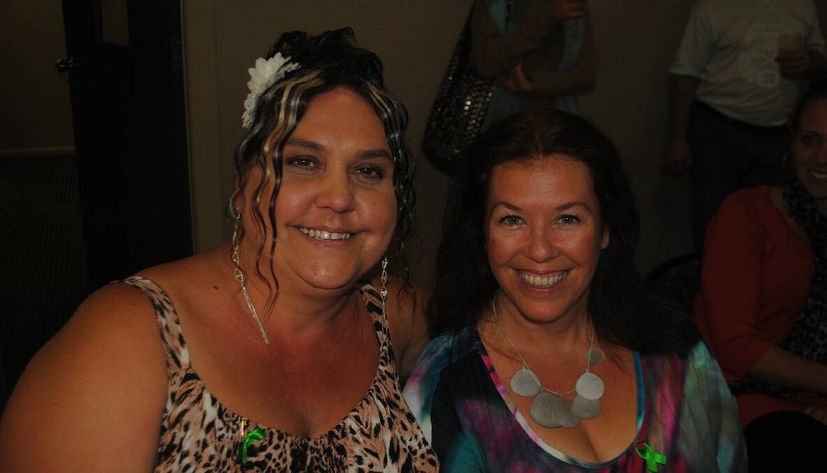 DORIS IS BACK: Doris Kamevaar and Jackie Potter were at Club Narooma supporting the Stever fundraiser.