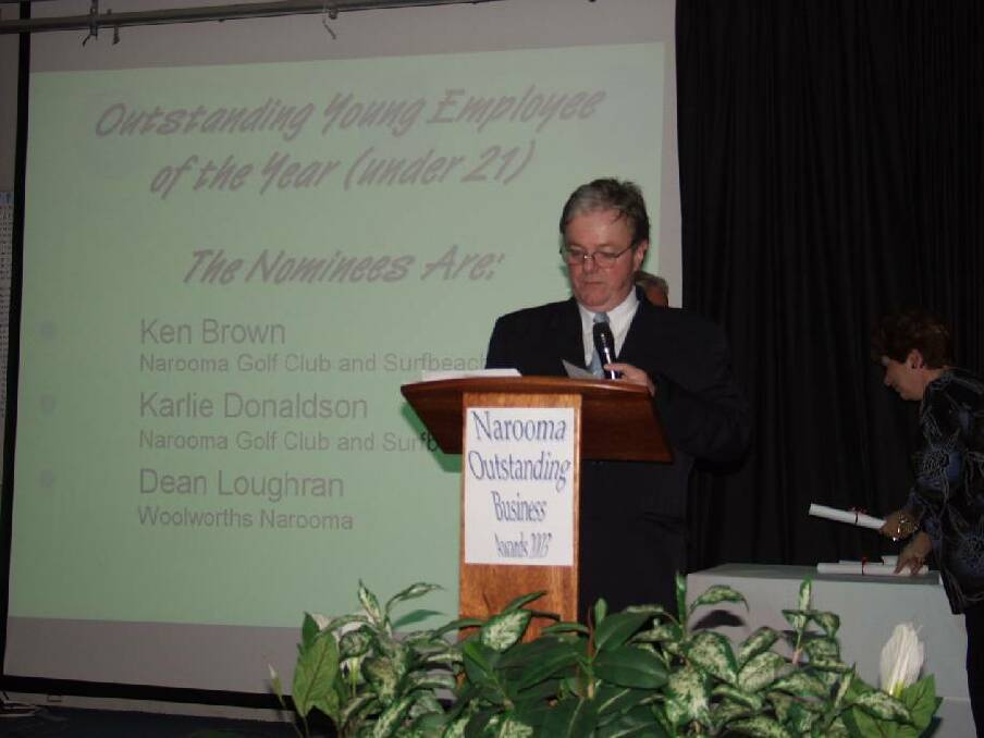 2003 Narooma Business Awards - Neil Burnside