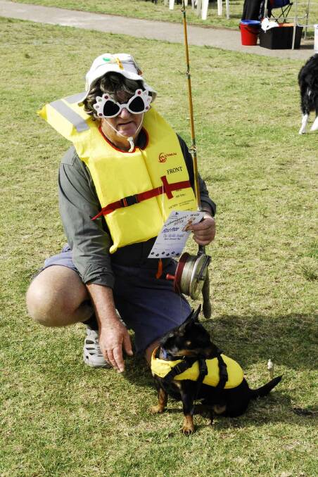 the winner of the Fancy Dress prize for “The catch of the day”.