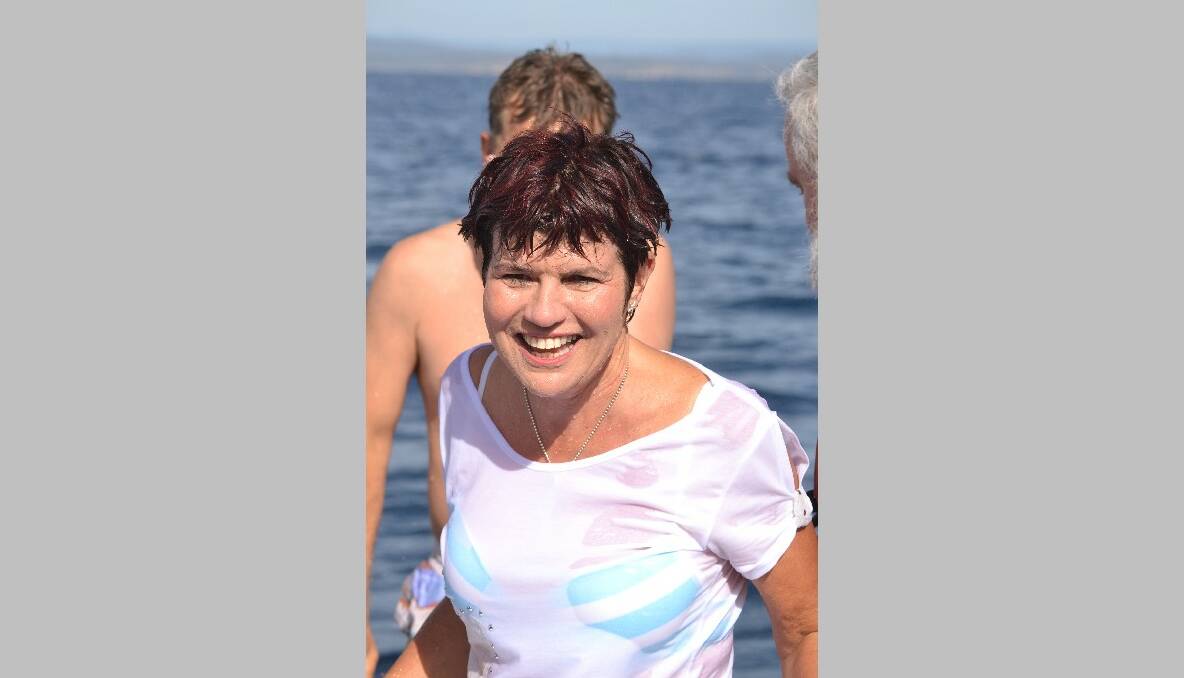 SEAL ENCOUNTER: Minister for the Environment Robyn Parker’s smile says it all after her snorkel with the seals encounter at Montague Island on Friday. Both Ministers took the opportunity to go snorkelling with the seals accompanied by NPWS diver Francois Van Zyle.