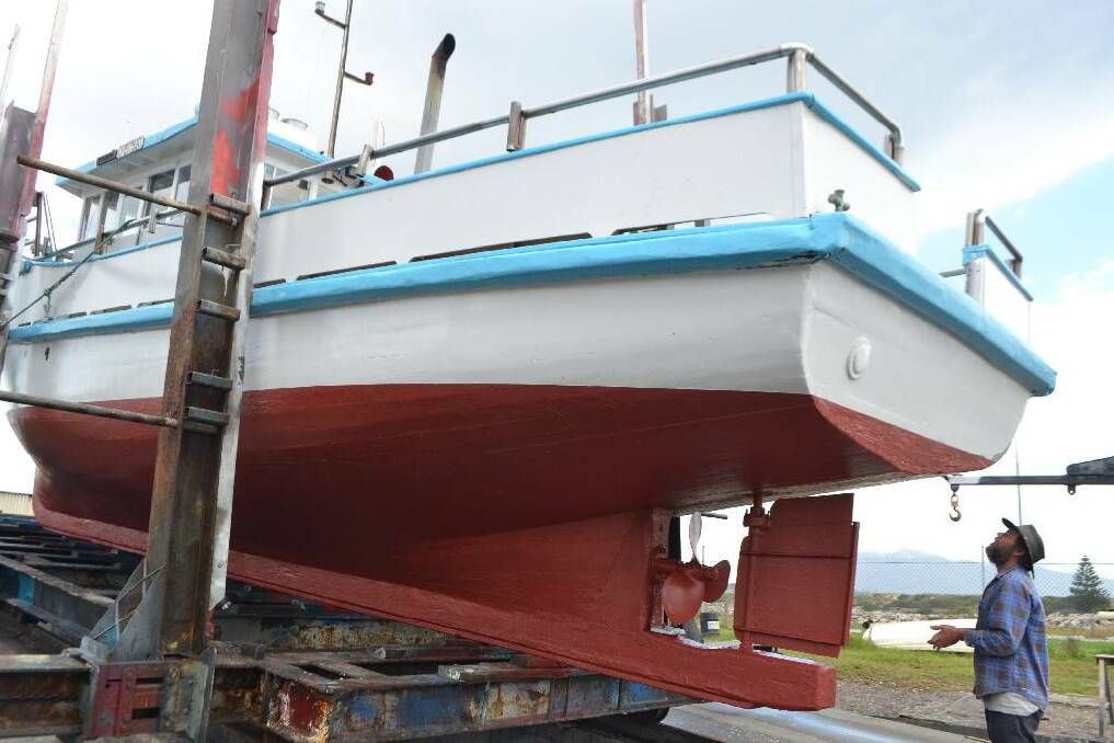 LONG LIFE: Keith Appleby reckons his boat “Binjarra” has plenty of life left in her but is about to retire after 30 years in the business. 