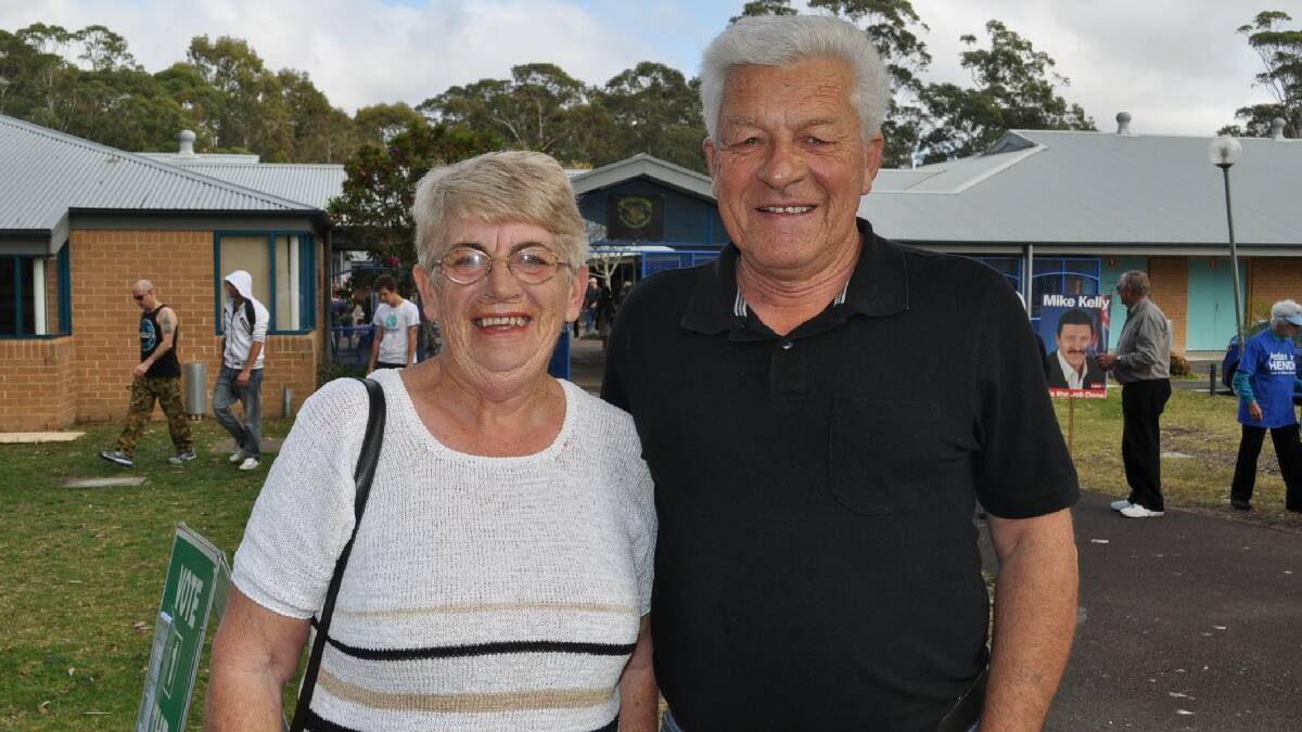 Marilyn and Gary Godwin felt confident with their vote. 