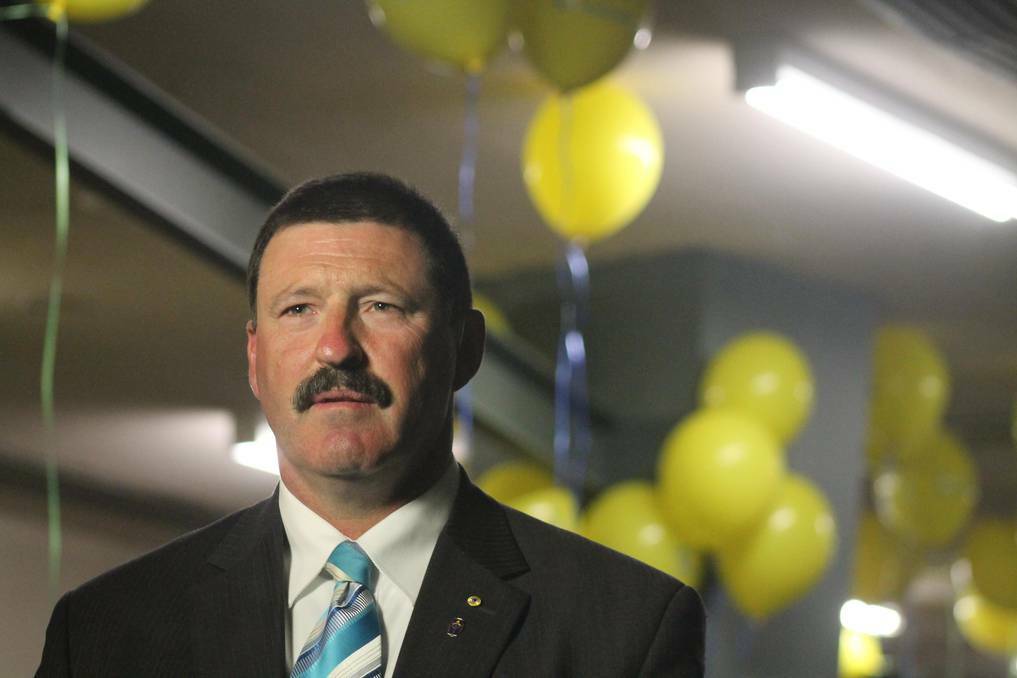 Labor incumbent Mike Kelly on election night. Photos: Andrew Johnston, Queanbeyan Age