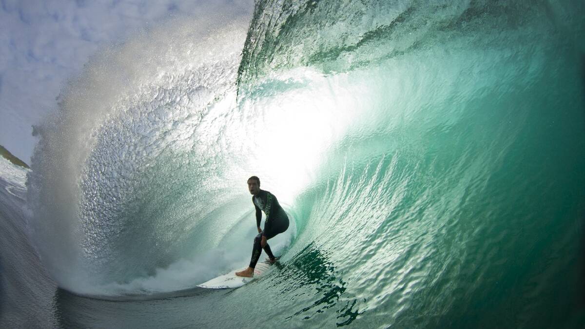 ULLADULLA: Big wave surfer Brett Burcher is representing the South Coast amongst some of Australia’s best in the Original Source   Intense Surf Challenge. Photo: ROD OWEN.