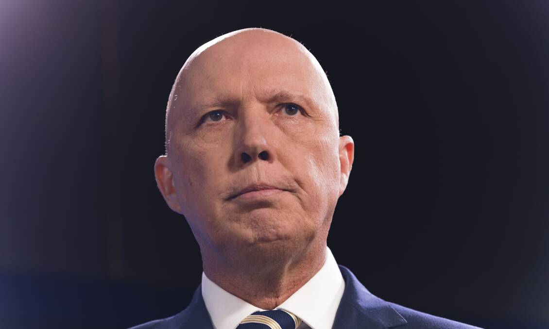 Defence Minister Peter Dutton told The Canberra Times in March the report's release wasn't delayed. Picture: Keegan Carroll