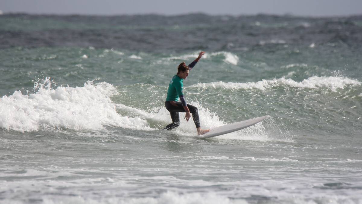 MAKING WAVES: Sasha says competing alongside amazing women on her home beach was a thrilling experience for her. Picture: SWA/Majeks. MAKING WAVES: Sasha says competing alongside amazing women on her home beach was a thrilling experience for her. Picture: SWA/Majeks.