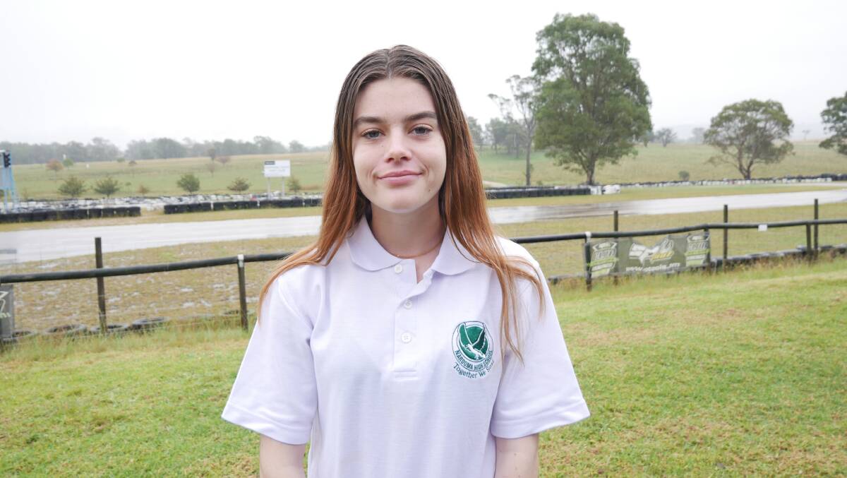 Ruby Szoko from Narooma High School said that the Rotary supported program really opened her eyes to everything that can actually go wrong on the road. Photos: Ellouise Bailey