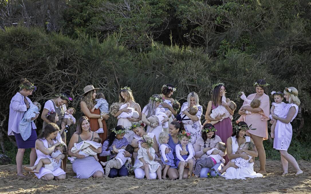 SUPPORT NETWORK: The Eurobodalla Breastfeeding group during 2019 National Mothering Week. Photo: Kylie Verdouw Photography. 