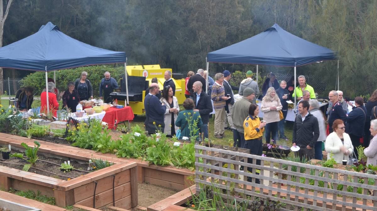 Community groups were invited to help celebrate the relaunch of the garden. Photo: Maeve Bannister