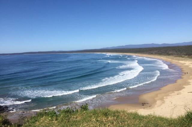 The track can take you from Bengello to South Broulee beach if you're keen for a longer walk. Photo: Batemans Bay Bushwalkers. 