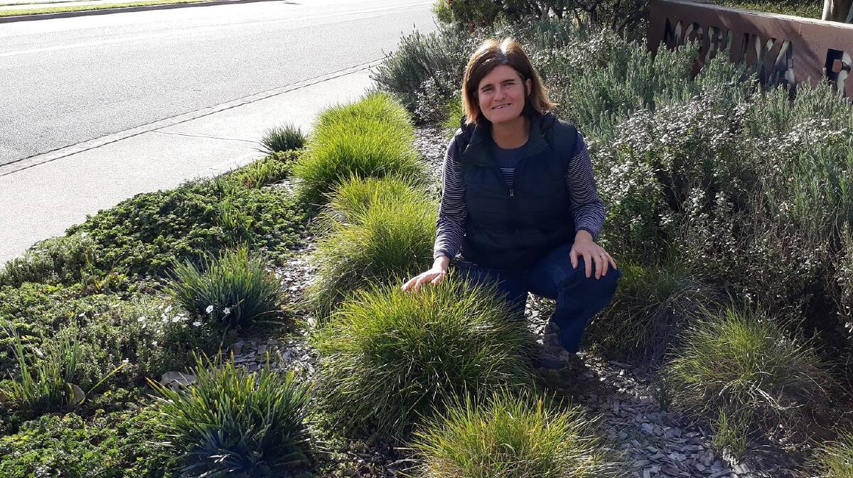 Courtney Fink Downes says verge gardens can provide the community with proven social, health and environmental outcomes even some fresh veg for dinner. Photo: Supplied. 