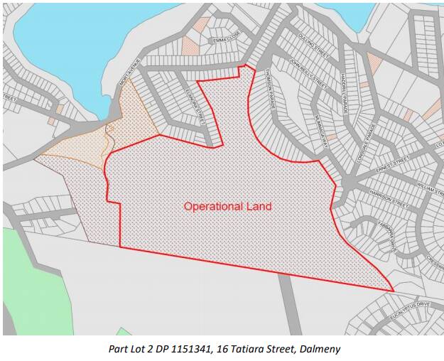 Council documents show the site is classified as operational land, meaning it is owned by council and can be sold. Photo: Supplied.