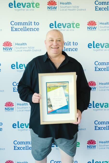 :Brad Rossiter, OAM, SNSWLHD's Volunteer of the Year.