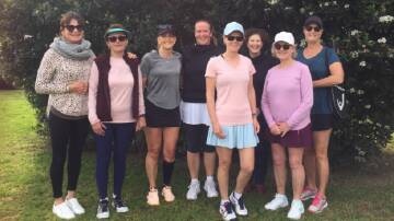 Division 1 Players from the last Eurobodalla Tennis Ladies Competition.