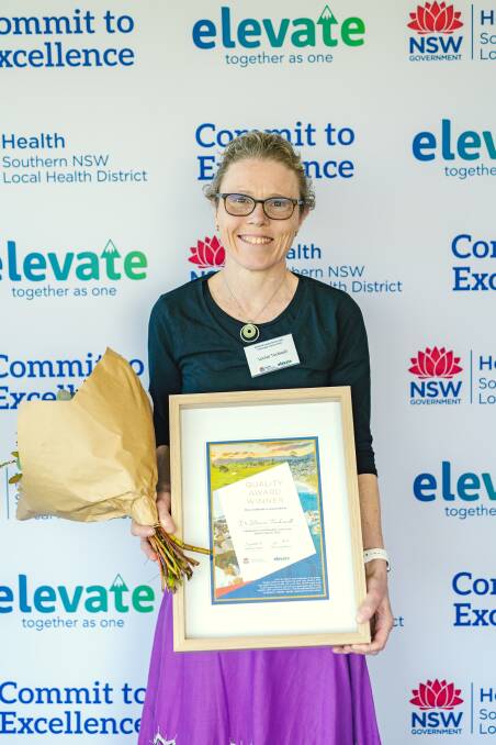 Dr Louise Tuckwell was acknowledged for her extensive contribution to the emergency department at Moruya Hospital