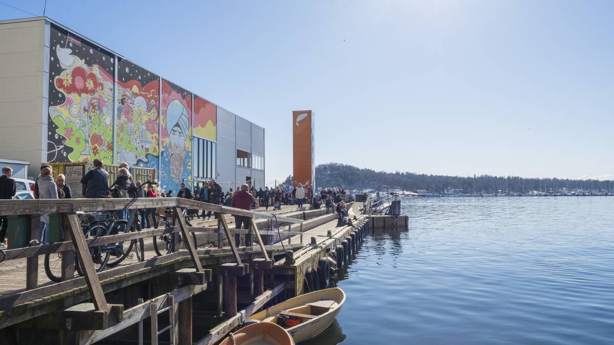 Vippa Food Hall's colourful facade. Picture: Visit Oslo Vippa Food Hall's colourful facade. Picture: Visit Oslo
