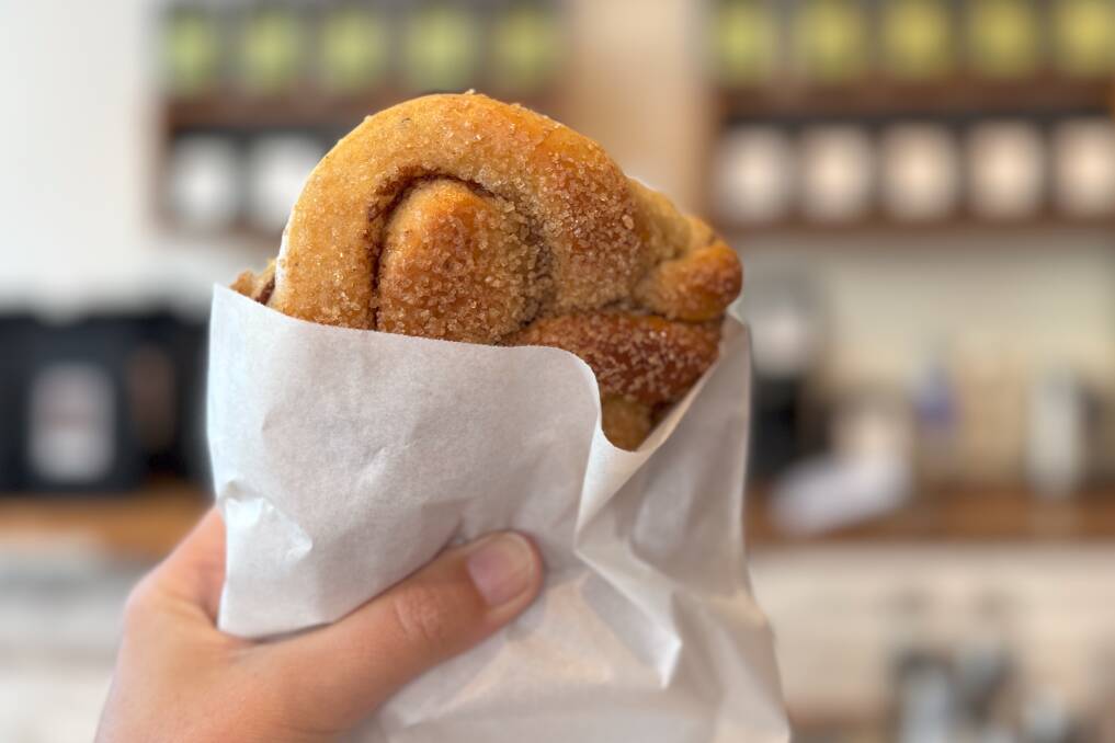 Cinnaman bun. Picture: Sarah Reid Cinnaman bun. Picture: Sarah Reid