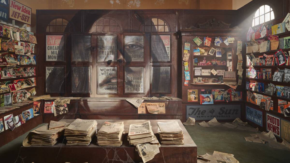 The Newsagency, by RONE. The Newsagency, by RONE.