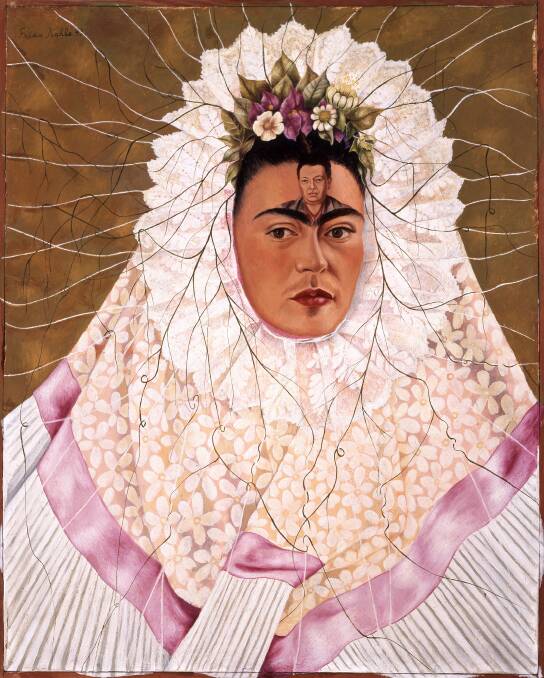 Frida Kahlo's Diego on My Mind (Self-Portrait as Tehuana). Frida Kahlo's Diego on My Mind (Self-Portrait as Tehuana).
