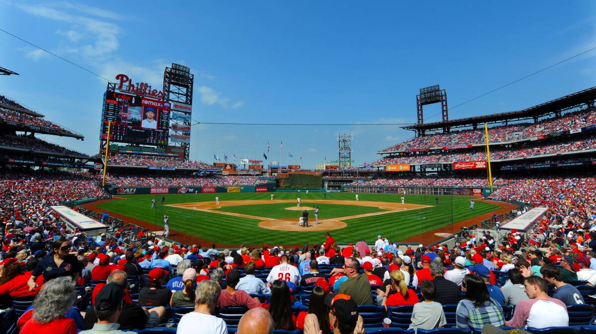 A baseball game at Citzens Bank Park. Picture: PHLCVB A baseball game at Citzens Bank Park. Picture: PHLCVB